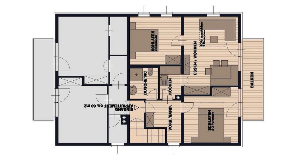 Apartmán Haus Hofer Bramberg am Wildkogel Pokoj fotografie